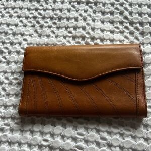 Vintage Cognac Wallet